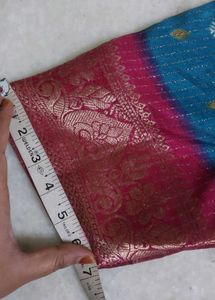 New Stitched  Teal Paisley Embroidered Dress