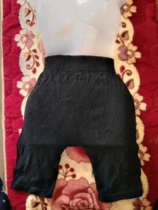 ZARA Black Ribbed Knit Shorts