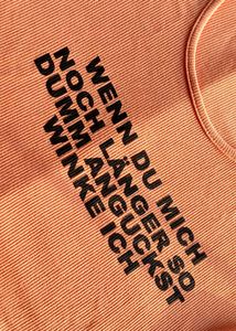 Ribbed Crop Top - German Slogan