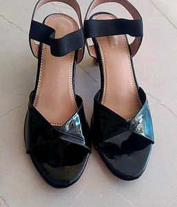 Black Ankle Strap Heels
