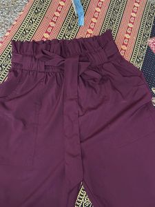 Stylish Purple Palazzo Pants
