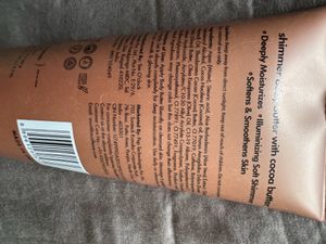 mCaffaine Shimmer Body Butter With Shea And Cocoa