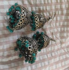 Beautiful Pack Of 5 Oxidised Earrings
