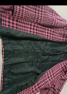 shimmer Chic Plaid Jacket