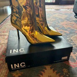 Golden Heel Boots