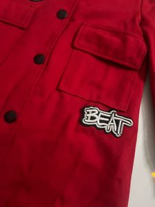 Red Varsity Style Dress