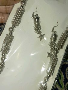 Oxidised Handcrafted Long Necklace