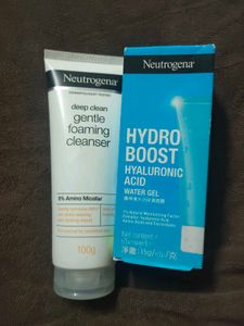 💥Neutrogena Face Wash And Hydro Boost Gel