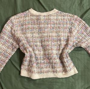 Korean Tweed Cardigan