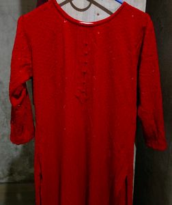 Red Kurta
