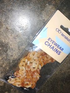 Brown Eyeware Chain Accessorie