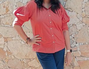 Pure Cotton Shirt Top