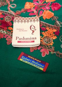 New Kashmiri Embroidered Woollen Shawl For Women