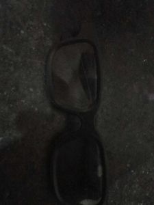 Clear Frame Glasses And 3d Glass