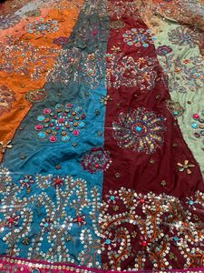 Kathiyawadi Work Lehenga