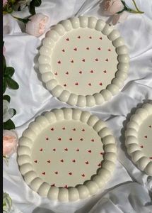 Heart Print Decorative Tray