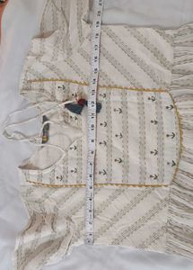Leego White Striped Dress