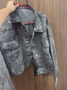 Acid Wash Denim Jacket