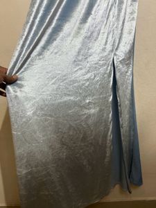 Elegant Blue Maxi Dress