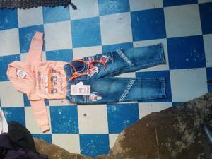 Baby Boys Hoodie + Jeans Set | New Condition | Tre