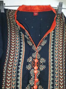 Elegant Embroidered Kurta