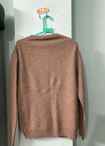 Cozy Brown Knit Sweater