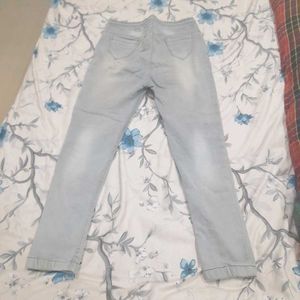 Light Blue Denim Joggers