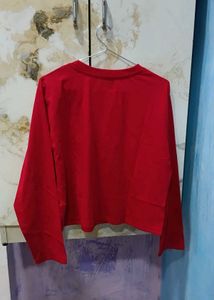 Red 'Love' Long Sleeve Top
