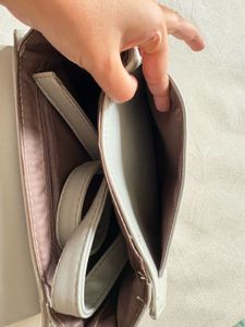 Grey Sailor Crescent Moon Cat Sling Bag
