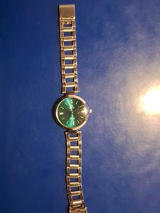 Elegant Sea Green Dial Watch