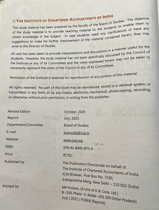 Ca Foundation Book( Check Description)