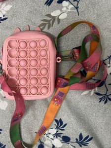 Unicorn themed pop it pouch and mini purse