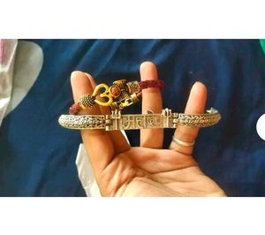 2 Bracelets Of Mahadev Silver Plated Bracelet✨