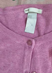 Pink Knit Cardigan with free hair clip 🌛