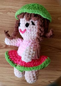 Cute Girl Amigurumi Toy - Large Size 🧚‍♀️💫