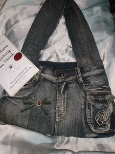 Denim Upcycled Unique Bag