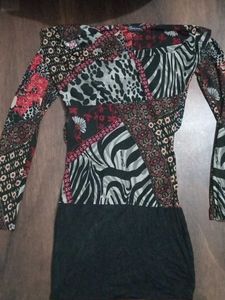 Y2K Printed Dress