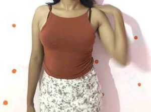 Cute Brown Tank Top