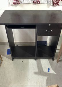 Dark Wood Computer Desk