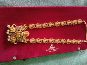 Bridal Lakshmi Gold Necklace