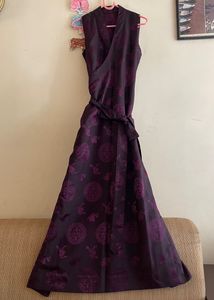 Brocade Polyester Thin Tibetan Dress (Chupa)