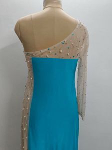 Elegant Teal Maxi Dress