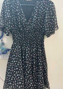 Floral Print Mini Dress
