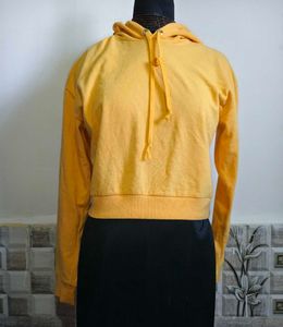 H&M Yellow  Hoodie Size S/M