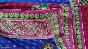Elegant Embroidered Saree