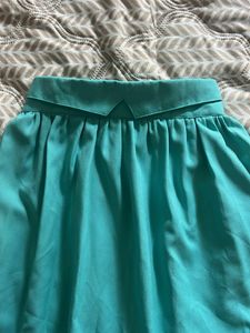Aqua A-Line Skirt