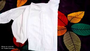 (Zudio) White 🤍 Lose Stylish Crop Top