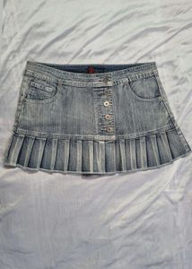 Denim Mini Skirt