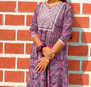 Purple Anarkali