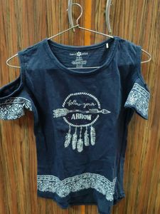 Cute Blue Graphic T-Shirt